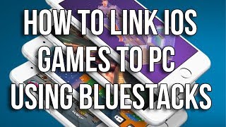 How To Play iPhone Games on PC  How To Link IOS and BlueStacks [upl. by Byrn]