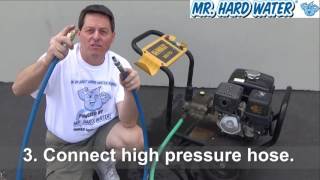 Dewalt 3835  Part 1 Connecting the Hoses  Mr Hard Water Wet Blasting [upl. by Isabelle]