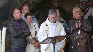 Le Chapelet depuis la Grotte de Lourdes  16112023 [upl. by Obla236]