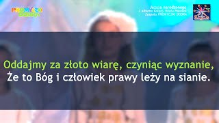 🎤🎵🎄quotJezusa narodzonegoquot  wersja karaoke z wokalem  Kolędy Wielu Pokoleń  Promyczki Dobra [upl. by Garvey]