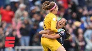 North Carolina Courage beat Megan Rapinoes Reign FC 41 to reach NWSL final  NWSL Highlights [upl. by Lorne534]