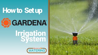 How to Set Up Gardena Sprinkler System [upl. by Delcina]