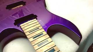 Kiesel Vader Custom Guitar  Color Changing shifting paint [upl. by Aehtela]