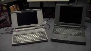 Two Dumper Dived Vintage Laptops o Toshiba T1000XE amp T2130CS [upl. by Elman228]