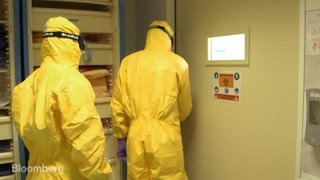 Inside a HighSecurity Ebola Isolation Chamber [upl. by Anawed]