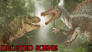 T Rex vs Spinosaurus Jurassic Park 3 ExtendedDeleted Scene [upl. by North]