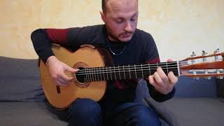 BACH  Gavotte IampII FLAVIO SALA guitar [upl. by Fisher529]