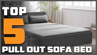 Top 5 Best Pull Out Sofa Beds in 2024  Detailed Reviews amp Buyers Guide [upl. by Buzzell913]