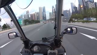 BMW C1 125cc  commuting in Singapore [upl. by Paske]