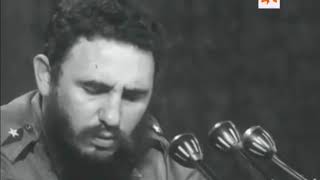 Fidel anuncia la muerte del Che en televisión [upl. by Ellennod576]