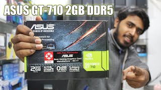 Unboxing amp Review ASUS Gt 710 2GB DDR5 Graphics Card  ASUS 710  Nvidia Geforce GT710 VGA Card GPU [upl. by Eicaj914]