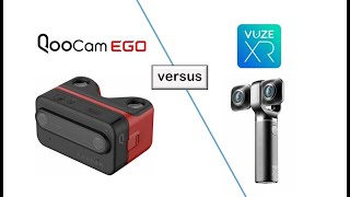 QooCam EGO vs Vuze XR 3D VR Camera Review [upl. by Derrik255]