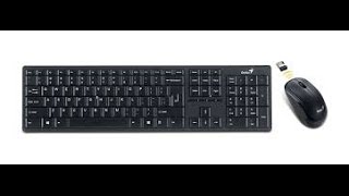 GENIUS SLIMSTAR 8000ME WIRELES SLIMKEYBOARD COMBOUNBOXINGREVIEW [upl. by Sheehan569]