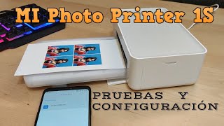 Impresora Xiaomi Photo Printer 1S  Fotografias en Modo PRO [upl. by Enelav299]