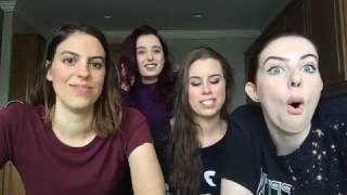 Cimorelli Doing A Facebook Livestream With Radio One Lebanon 40517 [upl. by Gaulin]