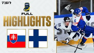 Slovakia vs Finland FULL HIGHLIGHTS  World Juniors 2024 [upl. by Kitty]