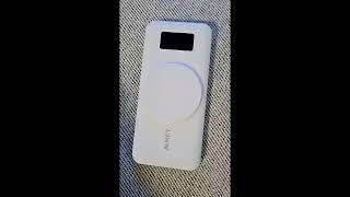 Review AUKEY PBWL02i 10000MAH Magnetic Wireless Charging Power Bank [upl. by Matthei117]