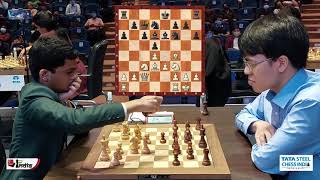 Nihal Sarin vs Le Quang Liem  Tata Steel Chess India 2021 Round 15 [upl. by Burnett]