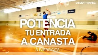 3 Ejercicios para potenciar tu entrada a canasta  EFFICIENT TRAINING [upl. by Whitson886]