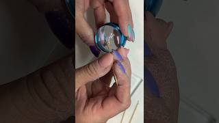 How to stamp nail art over dip powder for beginners nails nailart nailtutorial naildesign [upl. by Rashida]