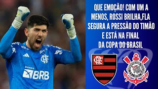 HISTÓRICO ROSSI BRILHA FLA SEGURA PRESSÃO E AVANÇA PARA A TERCEIRA FINAL SEGUIDA NA COPA DO BR [upl. by Randall]