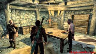 Skyrim Alduins Wall Quest Guide HD 1080p [upl. by Anialram6]