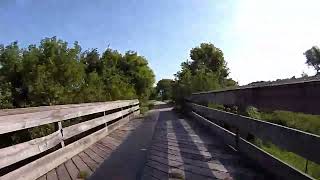 Chippewa River State Trail Eastbound Durand to Eau Claire WI Video 1 [upl. by Neroc63]