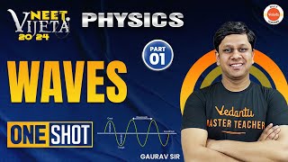 Waves In One Shot Part1  Class 11  NEET 2024 Physics  Vijeta Batch neetkijeet [upl. by Moor812]