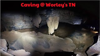 Caving at Worleys Cave Bluff City TN 1112020 [upl. by Akiehsal901]