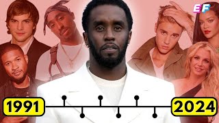 AÑO por AÑO las ATERRADORAS cosas que hizo Diddy Combs y los FAMOSOS que participaron [upl. by Brazee]