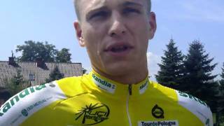 Marcel Kittel of SkilShimano talks about his successs at the Tour of Poland [upl. by Sik986]