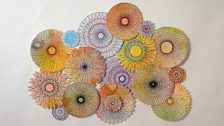 Mixed Media Fun With Spirographs with Barb Owen  HowToGetCreativecom [upl. by Aitital159]