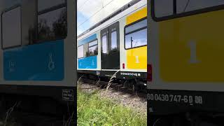 BR430 Fahrtrichtungswechsel in Kornwestheim bahn train kornwestheim sbahn [upl. by Bunni291]