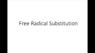 Free radical substitution Chlorination of alkanes [upl. by Ahsinyd130]