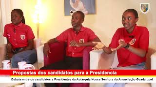 ELEIÇÕES AUTÁRQUICAS  Debate entre os candidatos a Presidente da Autarquia do CNSA  Vila Sede [upl. by Katheryn]