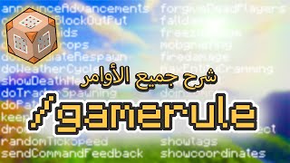 شرح جميع أوامر GameRules  Explain All Gamerules 118 [upl. by Jair897]