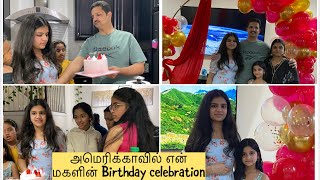 Tamil🇮🇳 family in USA🇺🇸 full day birthday celebration vlog [upl. by Lanni508]