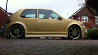 Modified 106 GTI show car on hydraulics not bags or air rid [upl. by Cressler]