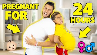 24 Hours BEING PREGNANT In PUBLIC FUNNY CHALLENGE  The Royalty Family [upl. by Aneeb]