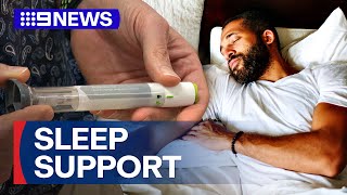 New drug to cure obstructive sleep apnoea  9 News Australia [upl. by Adnalohs]