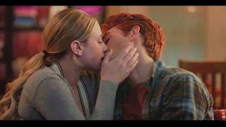 betty and archie barchie kiss riverdale 6x07 HD [upl. by Orest536]