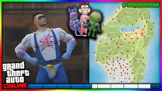 LEMPLACEMENT DES 100 FIGURINES HARDCORE COMIC STORE GTA 5 ONLINE [upl. by Garvin]