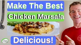 How to make the best Chicken Marsala recipe [upl. by Olifoet355]