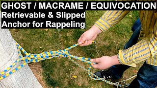 EQUIVOCATION Hitch Retrievable Rappel Anchor for Alpine amp Canyoning [upl. by Onilatac]