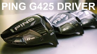 GOLF DRIVER REVIEWS NEW PING G425 DRIVERS LST MAX SFT [upl. by Naryk777]