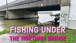 Northam Bridge Bass Fishing  River Itchen  Sea Fishing UK [upl. by Conal]