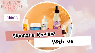 PLUM Goodness sale  Skincare products under 500  Skincare review haul  plumgoodness skincare [upl. by Annaej]