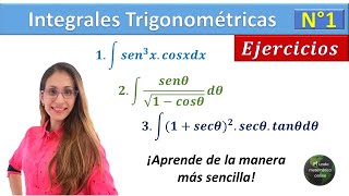 Integrales trigonométricas N°1  Integrales indefinidas [upl. by Obediah303]