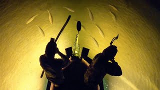 Hunting MASSIVE Fish with a BOW and ARROW BOWFISHING [upl. by Atiuqad]