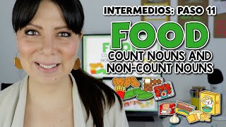 PASO 11  INTERMEDIOS SUSTANTIVOS CONTABLES E INCONTABLES EN INGLÉS  COUNT NOUNS amp NONCOUNT NOUNS [upl. by Anyah514]